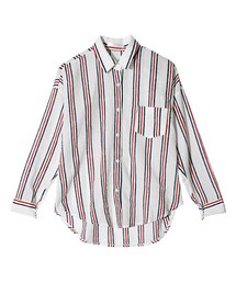 STYLENANDA | 3ラインストライプシャツ(ホワイト)|(トップス)