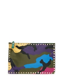 VALENTINO | Valentino Camo Print Nylon Pouch(クラッチバッグ)