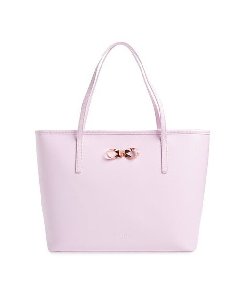 Ted Baker（テッドベーカー）の「Ted Baker London 'Bow' Leather Shopper（トートバッグ・レディース・Black/Blue/Beige/Pink・One Size）」の4枚目の写真