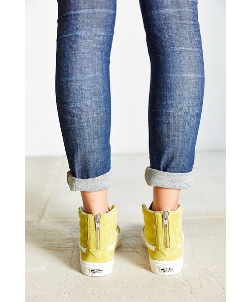 VANS(バンズ)の「Vans Sk8-Hi Scotchgard Slim Sneaker(スニーカー・レディース・Blue/Yellow・W 10/M 8.5/W 5/M 3.5/W 6.5/M 5/W 6/M 4.5/W 7.5/M 6/W 7/M 5.5/W 8.5/M 7/W 8/M 6.5/W 9.5/M 8/W 9/M 7.5)」の11枚目の写真