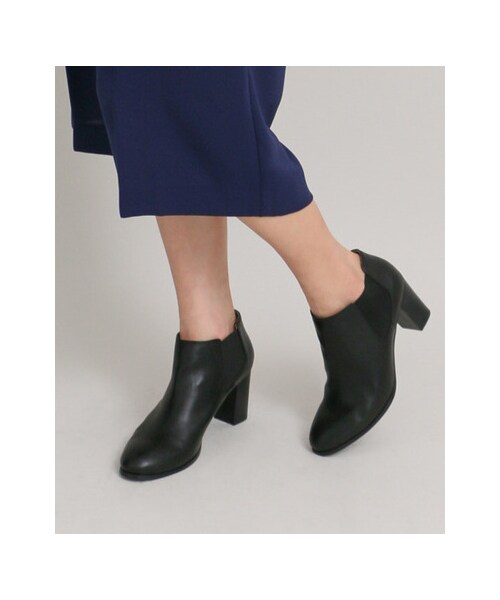 RODE SKO（ロデスコ）の「FABIA サイドゴアブロックヒールブーツ（シューズ・レディース・GRAY/BLACK・36/37/38/39）」の3枚目の写真