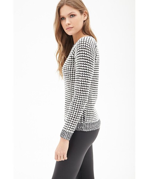 FOREVER 21（フォーエバー トゥエンティーワン）の「FOREVER 21 Essential Waffle Knit Sweater（ニット/セーター・レディース・Red/Blue/White・X-Small/Small/Medium/Large）」の16枚目の写真