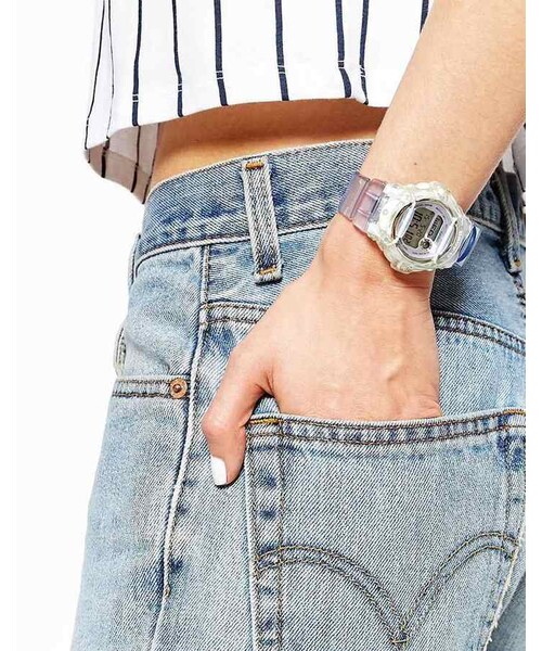 BABY-G（ベイビージー）の「Casio Baby G Lilac Digital Watch（アナログ腕時計・レディース・Purple・One Size）」の4枚目の写真