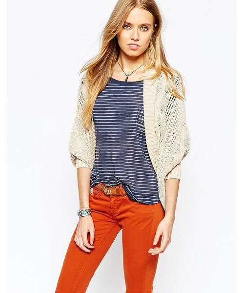 Pepe Jeans Relaxed Cable Knit Cardigan