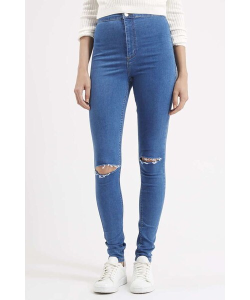 TOPSHOP(トップショップ)の「Tall moto blue joni jeans(デニムパンツ・レディース・Blue・W2636/W2836/W3036/W3236/W3436)」の2枚目の写真