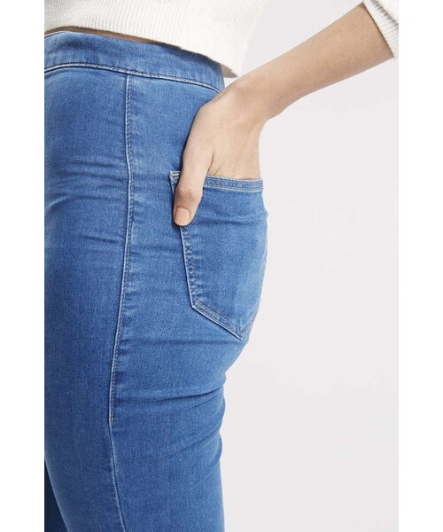 TOPSHOP(トップショップ)の「Tall moto blue joni jeans(デニムパンツ・レディース・Blue・W2636/W2836/W3036/W3236/W3436)」の4枚目の写真