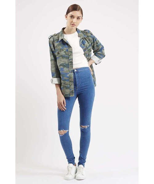 TOPSHOP(トップショップ)の「Tall moto blue joni jeans(デニムパンツ・レディース・Blue・W2636/W2836/W3036/W3236/W3436)」の3枚目の写真