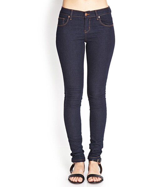 FOREVER 21（フォーエバー トゥエンティーワン）の「FOREVER 21 Favorite Skinny Jeans（デニムパンツ・レディース・Blue・28/29）」の4枚目の写真