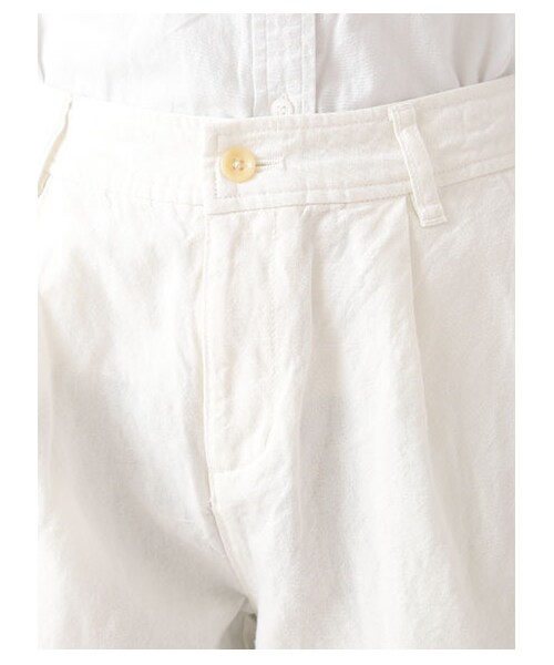 Samansa Mos2(サマンサ モスモス)の「綿麻テーパードパンツ 1401463-22-11-12(パンツ・オフホワイト/ベージュ/カーキ/ネイビー・M/L)」の10枚目の写真