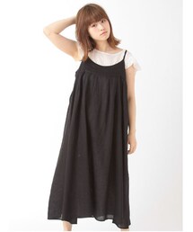 Samansa Mos2 | リネンキャミワンピース 1101964-23-11-11(ワンピース/ドレス)