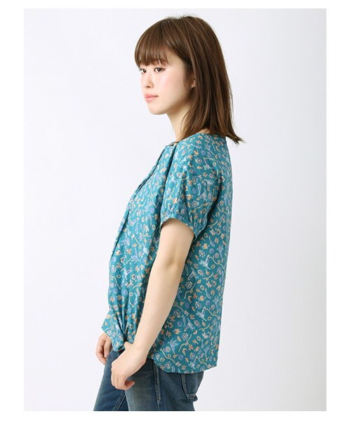 ehka sopo(エヘカソポ)の「海モチーフブラウス 1702965-22-13-11(トップス・オフホワイト/ベージュ/グリーン/ネイビー・M)」の6枚目の写真