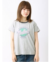 ehka sopo | 天竺ロゴプリントTシャツ 1203001-22-13-11(トップス)