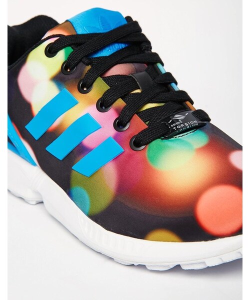 adidas（アディダス）の「adidas Originals ZX Flux Multi Colored Bubble Dot Sneakers（スニーカー・レディース・multi・US 10-EU 42 2/3 - US 10/US 10.5-EU 43 1/3 - US 10.5/US 7.5-EU 39 1/3 - US 7.5/US 8-EU 40 - US 8/US 8.5-EU 40 2/3 - US 8.5/US 9-EU 41 1/3 - US 9/US 9.5-EU 42 - US 9.5）」の3枚目の写真