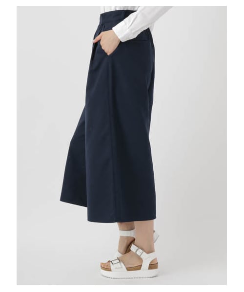 E hyphen world gallery（イーハイフンワールドギャラリー）の「・TRタックギャザーワイドパンツ（パンツ・ライトグレー/ブラック/ネイビー・F）」の5枚目の写真