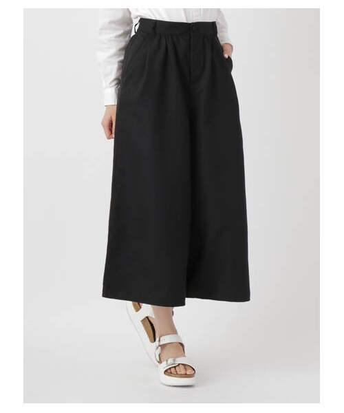 E hyphen world gallery（イーハイフンワールドギャラリー）の「・TRタックギャザーワイドパンツ（パンツ・ライトグレー/ブラック/ネイビー・F）」の2枚目の写真