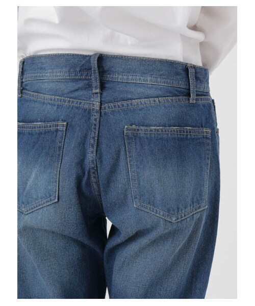 E hyphen world gallery（イーハイフンワールドギャラリー）の「・クラッシュデニムパンツ（パンツ・オフホワイト/インディゴ/ライトインディゴ・S/M）」の8枚目の写真