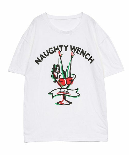 NINE(ナイン)の「NINE CHERRY Tシャツ(Tシャツ/カットソー・レディース・ホワイト・F)」の1枚目の写真