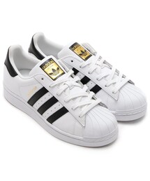 adidas | adidas SUPERSTAR W (WHITE) ﾗﾝﾆﾝｸﾞﾎﾜｲﾄ/ｺｱﾌﾞﾗｯｸ/ﾗﾝﾆﾝｸﾞﾎﾜｲﾄ(シューズ)