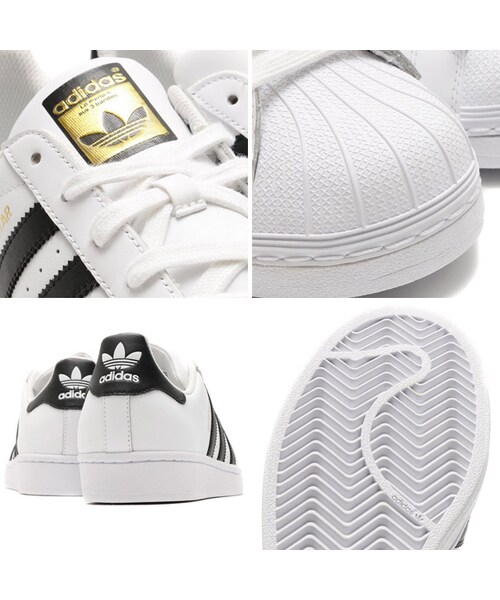 adidas(アディダス)の「adidas SUPERSTAR W (WHITE) ランニングホワイト/コアブラック/ランニングホワイト(シューズ・メンズ・ホワイト・22.5cm/23.0cm/23.5cm/24.0cm/24.5cm/25.0cm/25.5cm/26.0cm/26.5cm/27.0cm/27.5cm/28.0cm/28.5cm/29.0cm)」の4枚目の写真