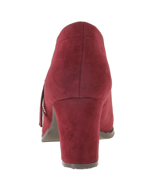 w closet（ダブルクローゼット）の「サイドZipブーティ（シューズ・レディース・ブラック/ベージュ/ボルドー・M/L）」の6枚目の写真