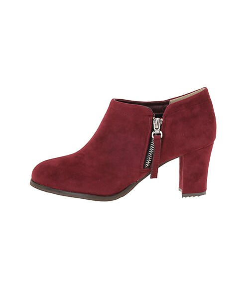 w closet（ダブルクローゼット）の「サイドZipブーティ（シューズ・レディース・ブラック/ベージュ/ボルドー・M/L）」の5枚目の写真