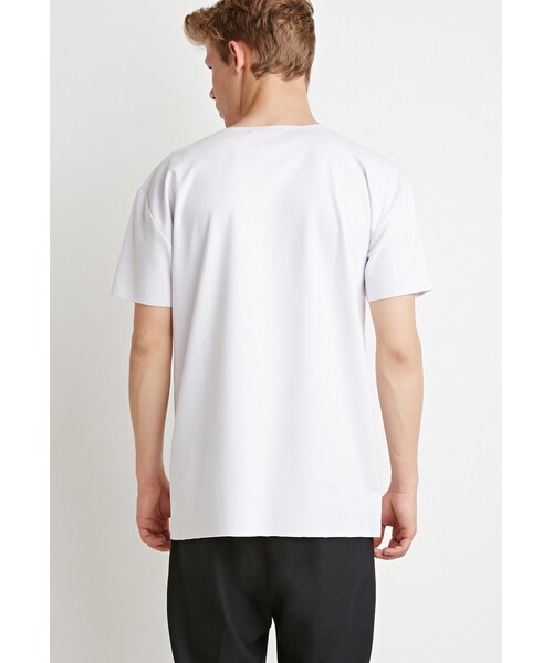 FOREVER 21（フォーエバー トゥエンティーワン）の「[MEN]カットオフTシャツ（トップス・メンズ・HEATHER GREY/WHITE・X-Small/Small/Medium/Large）」の4枚目の写真