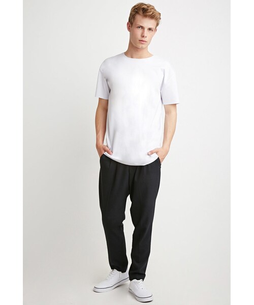 FOREVER 21（フォーエバー トゥエンティーワン）の「[MEN]カットオフTシャツ（トップス・メンズ・HEATHER GREY/WHITE・X-Small/Small/Medium/Large）」の5枚目の写真