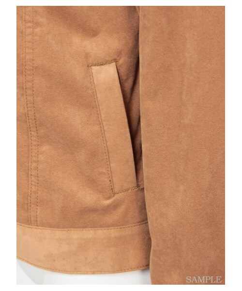 FRAY I.D（フレイアイディー）の「スエードコンパクトGジャン（デニムジャケット・レディース・BEG・0/1）」の7枚目の写真