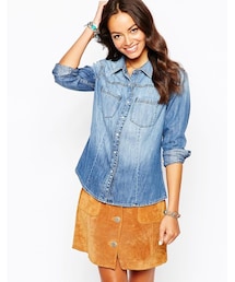 ESPRIT | Esprit Acid Wash Denim Shirt(シャツ/ブラウス)