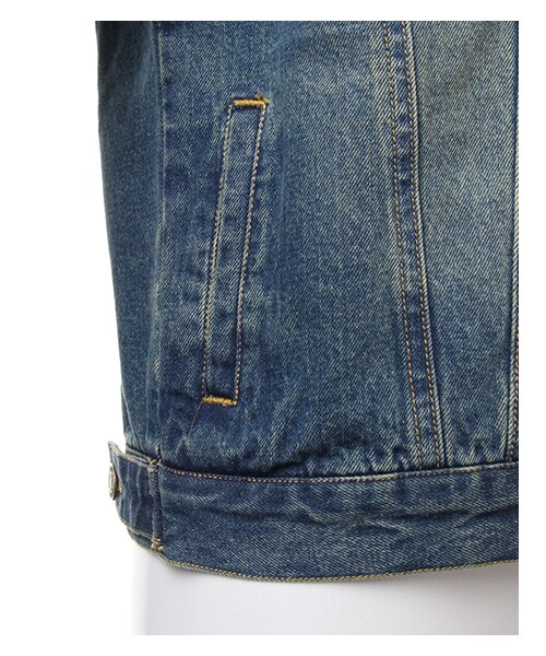 INGNI（イング）の「コンパクト／Gジャン（ジャケット/アウター・レディース・ｺﾝ/ｲﾝﾃﾞｨｺﾞ・M）」の5枚目の写真