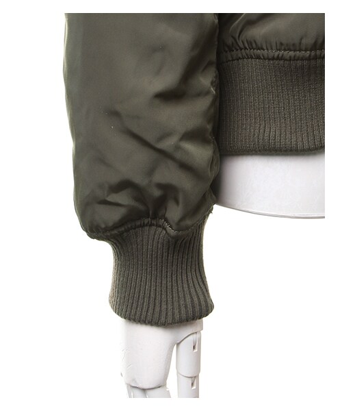 INGNI（イング）の「MA-1（ジャケット/アウター・レディース・ｸﾛ/ｶｰｷ/ｺﾝ/ﾒｲｻｲ・M）」の5枚目の写真