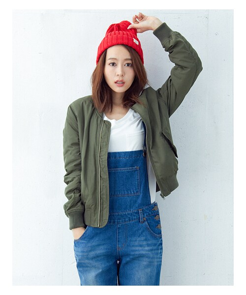 INGNI（イング）の「MA-1（ジャケット/アウター・レディース・ｸﾛ/ｶｰｷ/ｺﾝ/ﾒｲｻｲ・M）」の12枚目の写真