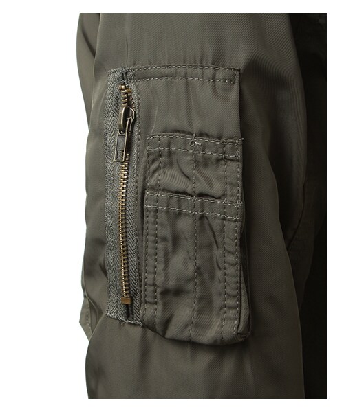 INGNI（イング）の「MA-1（ジャケット/アウター・レディース・ｸﾛ/ｶｰｷ/ｺﾝ/ﾒｲｻｲ・M）」の4枚目の写真