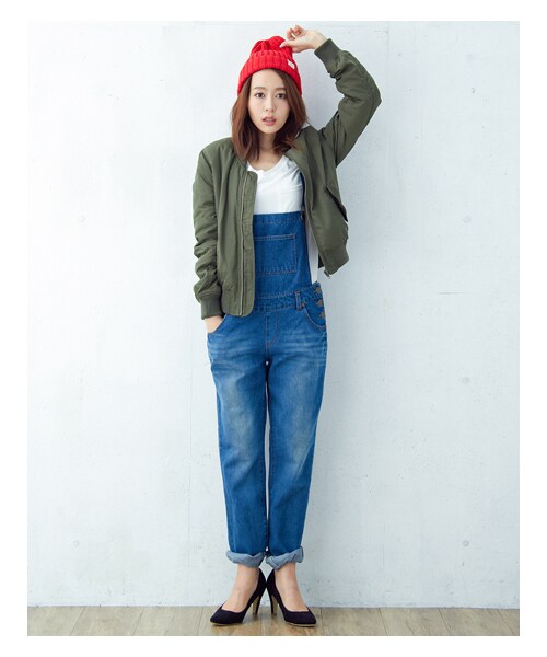 INGNI（イング）の「MA-1（ジャケット/アウター・レディース・ｸﾛ/ｶｰｷ/ｺﾝ/ﾒｲｻｲ・M）」の9枚目の写真