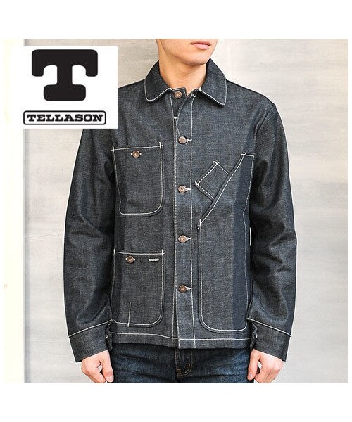 USA製 TELLASON x SMITH+BUTLER カバーオール Handmade（ハンドメイド）の「TELLASON【テラソン】デニム