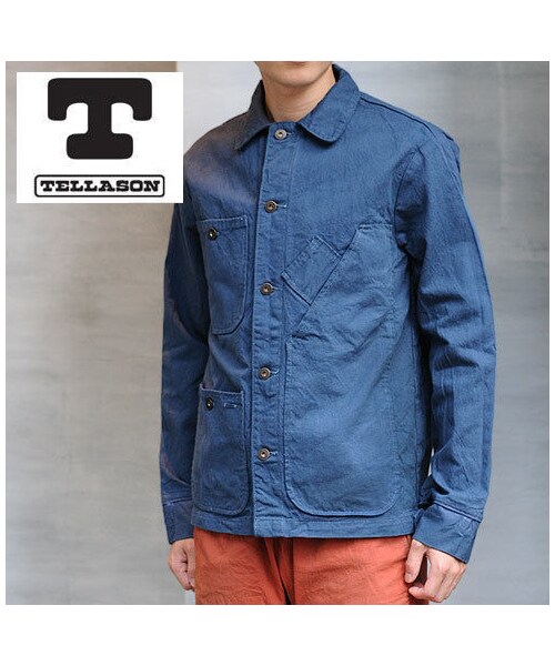 Handmade(ハンドメイド)の「TELLASON【テラソン】カバーオール(NAVY Handmade(ハンドメイド)の「TELLASON【テラソン】カバーオール(NAVY