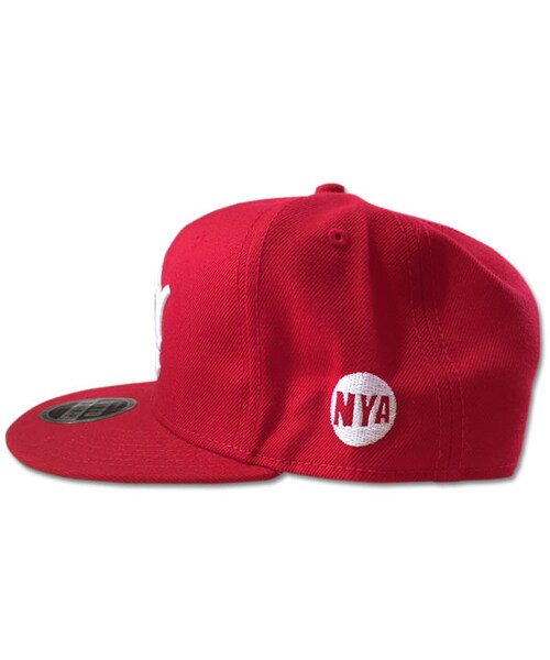 STORES.jp(ストアーズドットジェーピー)の「NY.LAスナップバックキャップN.Y.ATTITUDE MLBサンプリングキャップRED赤 90sHIPHOP/スケートボード(キャップ・メンズ・その他)」の2枚目の写真