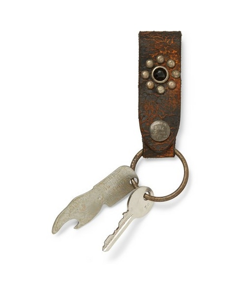 RRL（ダブル アール エル）の「Studded Leather Key Fob（）」 - WEAR
