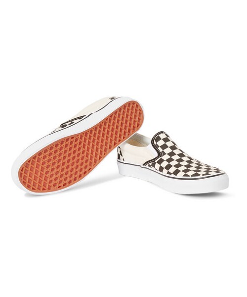 Classic Checkerboard Canvas Slip-On Sneakers