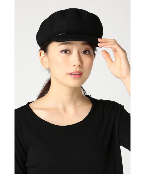 Spick & Span（スピックアンドスパン）の「キャスケット（帽子・レディース・ブラック・フリー）」の9枚目の写真