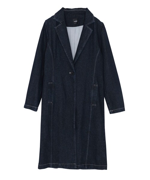 FLOVE（フローブ）の「デニムチェスターコート（ジャケット/アウター・レディース・インディゴ・F）」の12枚目の写真