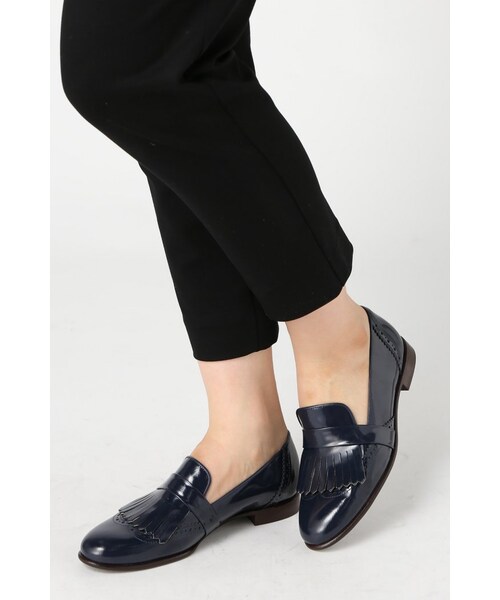 LE TALON（ルタロン）の「レザーキルトメダリオン（シューズ・レディース・ブラック/ホワイト/ネイビー・35/35.5/36/36.5/37/37.5/38）」の15枚目の写真