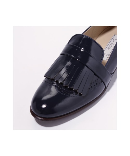 LE TALON（ルタロン）の「レザーキルトメダリオン（シューズ・レディース・ブラック/ホワイト/ネイビー・35/35.5/36/36.5/37/37.5/38）」の7枚目の写真