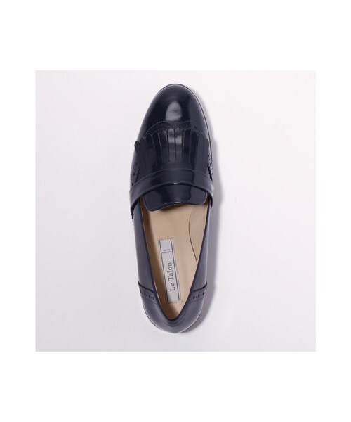 LE TALON（ルタロン）の「レザーキルトメダリオン（シューズ・レディース・ブラック/ホワイト/ネイビー・35/35.5/36/36.5/37/37.5/38）」の9枚目の写真