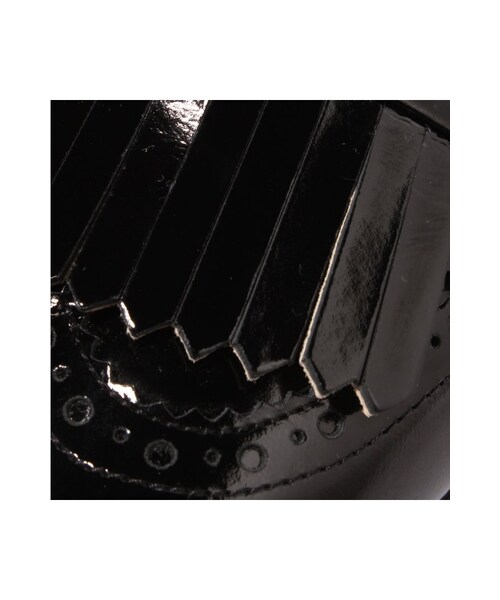 LE TALON（ルタロン）の「レザーキルトメダリオン（シューズ・レディース・ブラック/ホワイト/ネイビー・35/35.5/36/36.5/37/37.5/38）」の12枚目の写真