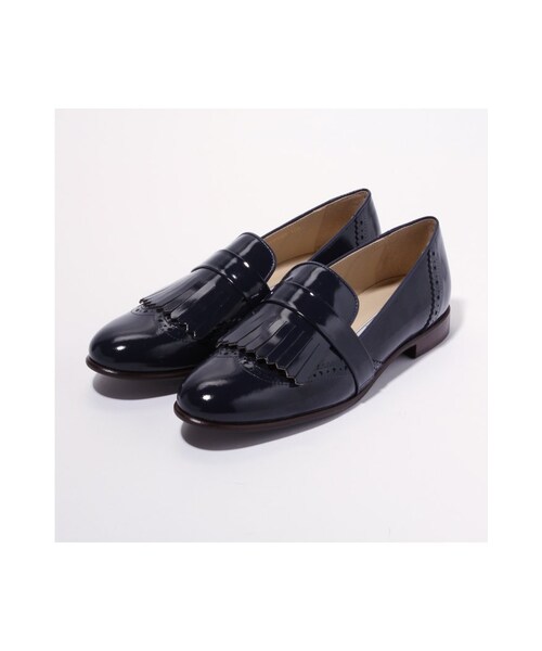 LE TALON（ルタロン）の「レザーキルトメダリオン（シューズ・レディース・ブラック/ホワイト/ネイビー・35/35.5/36/36.5/37/37.5/38）」の4枚目の写真