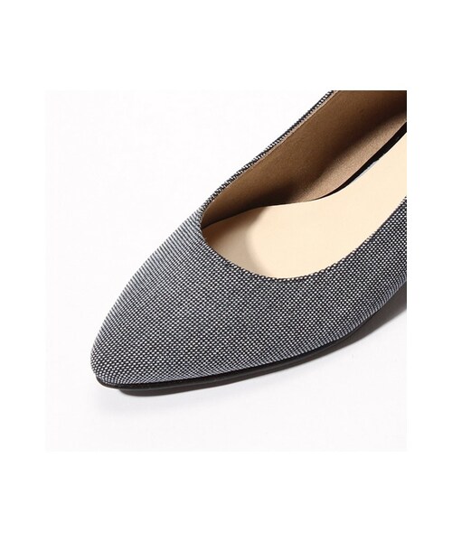 LE TALON（ルタロン）の「2CMポインテッドリボンバックベルト（シューズ・レディース・ブラック/グレー/ネイビー・35.5/36/36.5/37/37.5）」の7枚目の写真