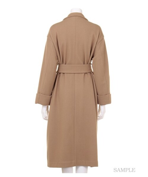 FRAY I.D(フレイアイディー)の「5thガウンコート(ウールコート・レディース・CML/GRY/NVY・0/1)」の5枚目の写真