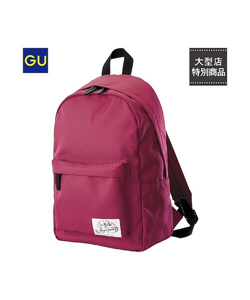 GU(ジーユー)の「(GU)バックパック(WOMEN ⁄ バッグ・レディース・NAVY/RED/BLACK・-)」の3枚目の写真
