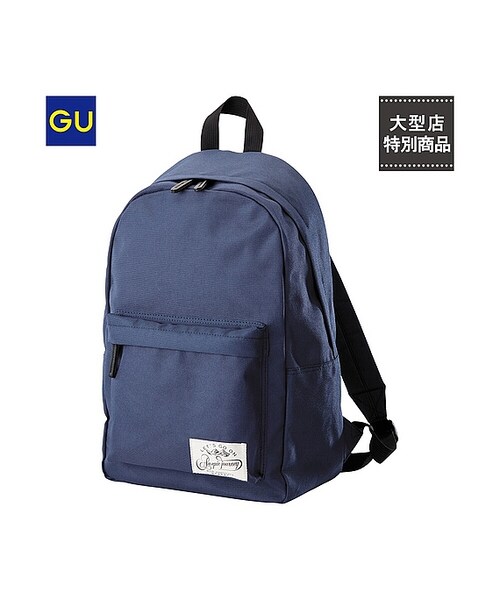 GU(ジーユー)の「(GU)バックパック(WOMEN ⁄ バッグ・レディース・NAVY/RED/BLACK・-)」の1枚目の写真
